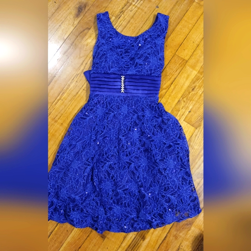 Graduation Sweet Sixteen Blue Party Dress M